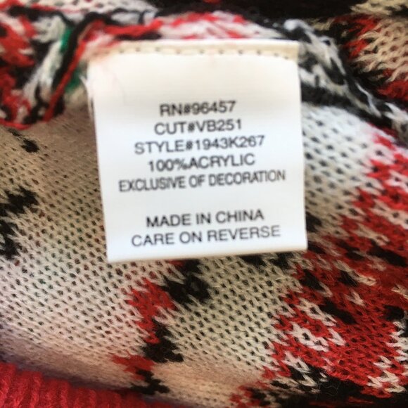 NWT EYESHADOW XMas HAPPY Y'ALLDAYS Sequin Country Cowboy Christmas Knit Overalls - Picture 3 of 15